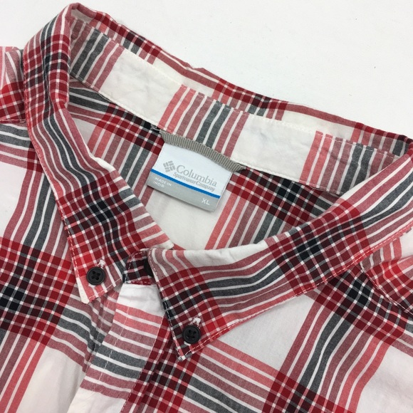 Columbia | Short Sleeve Button Up Plaid Top - Picture 4 of 4